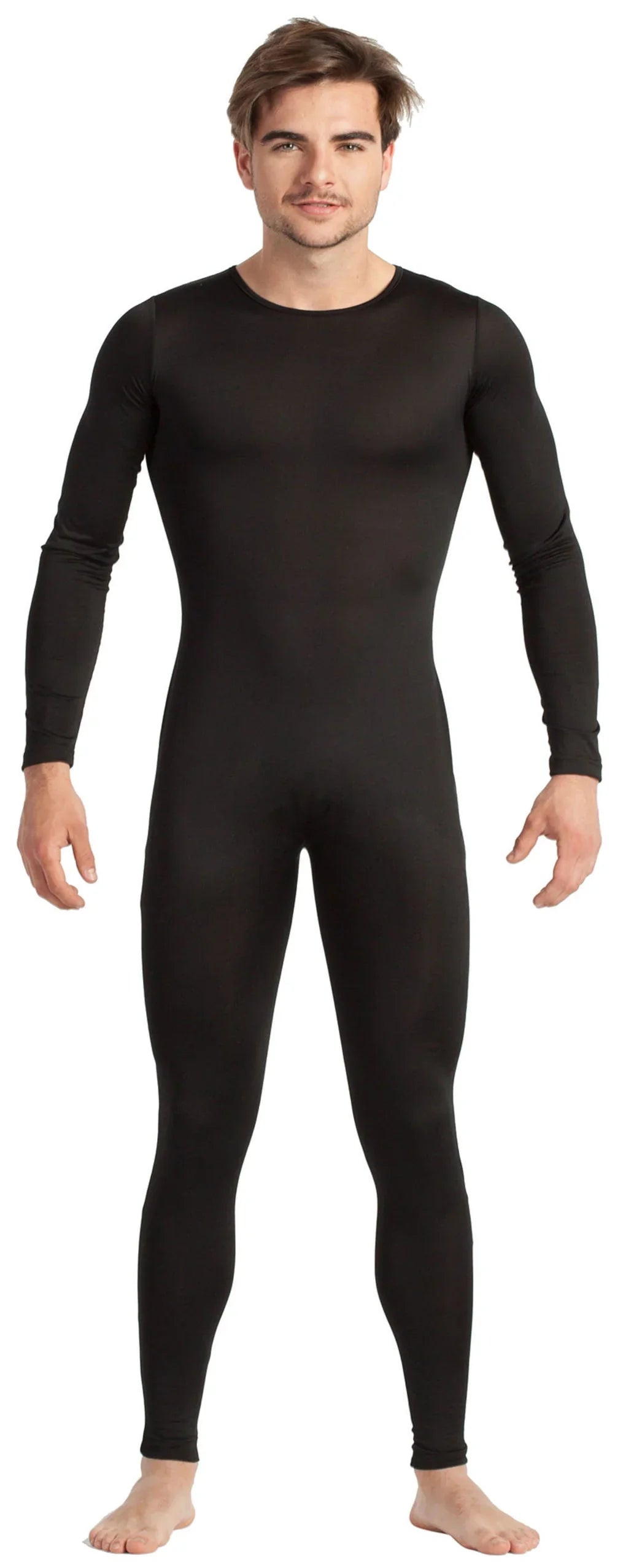 Malla de Cuerpo Entero Negra para Hombre Mallas y Maillots Kimokawaii